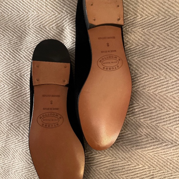 Stubbs & Wootton velvet Loafer Smoking Slipper - Picture 3 of 4